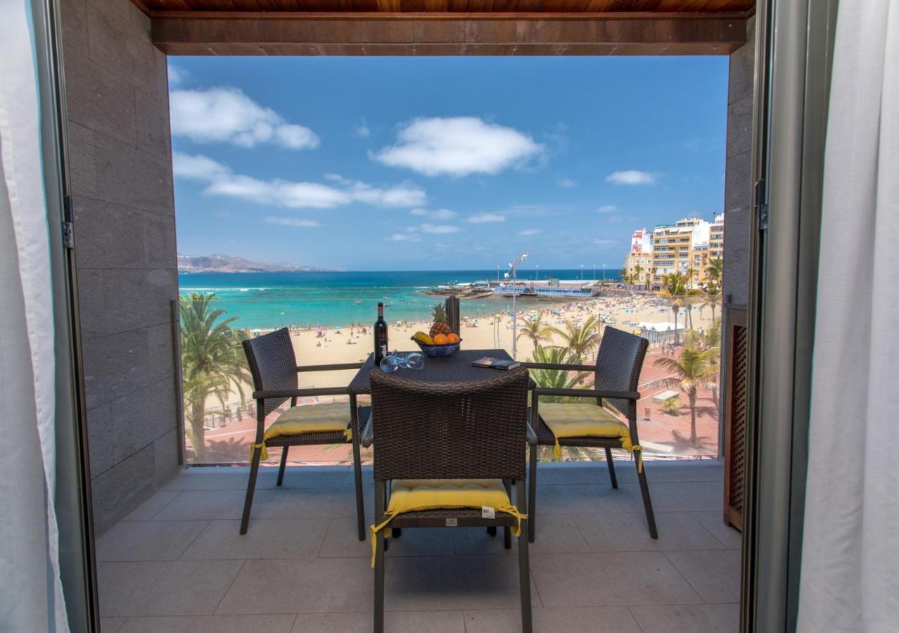 Great Balcony Over Blue Sea By Canariasgetaway Las Palmas Exterior photo